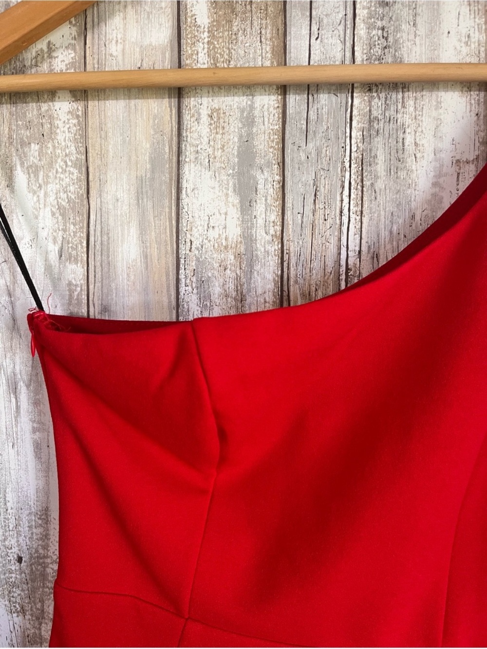 Princess Polly Monique Mini Dress Size 4 Red One Shoulder Bodycon NWT - Picture 4 of 8